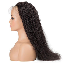 Load image into Gallery viewer, 13x4 HD Transparent Lace Frontal Kinky Curly Human Hair Wigs 200% Dens