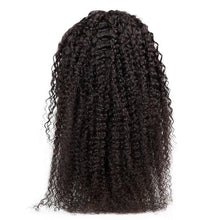 Load image into Gallery viewer, 13x4 HD Transparent Lace Frontal Kinky Curly Human Hair Wigs 200% Dens
