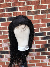 Load image into Gallery viewer, 180% Density Full 4x4 Transparent Lace Front Jerry Curl Human Hair Wig