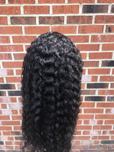 Load image into Gallery viewer, 180% Density Full 4x4 Transparent Lace Front Jerry Curl Human Hair Wig