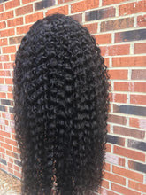 Load image into Gallery viewer, 180% Density Full 4x4 Transparent Lace Front Jerry Curl Human Hair Wig