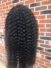 Load image into Gallery viewer, 180% Density Full 4x4 Transparent Lace Front Jerry Curl Human Hair Wig