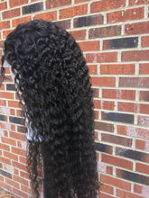 Load image into Gallery viewer, 180% Density Full 4x4 Transparent Lace Front Jerry Curl Human Hair Wig