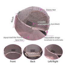 Load image into Gallery viewer, 13x4 HD Transparent Lace Frontal Kinky Curly Human Hair Wigs 200% Dens