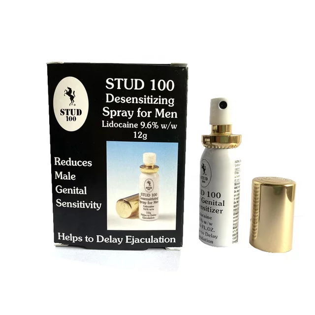 Stud 100 (Gold Cap) Male Genital Desensitizer Spray