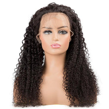 Load image into Gallery viewer, 13x4 HD Transparent Lace Frontal Kinky Curly Human Hair Wigs 200% Dens
