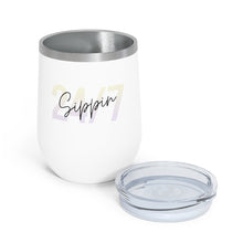 Load image into Gallery viewer, Sippin Insulated Wine Tumbler for Cold or Hot Drinks
